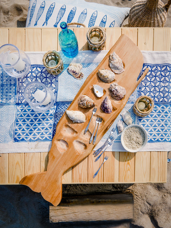 Nantucket Whale Oyster Serving Board